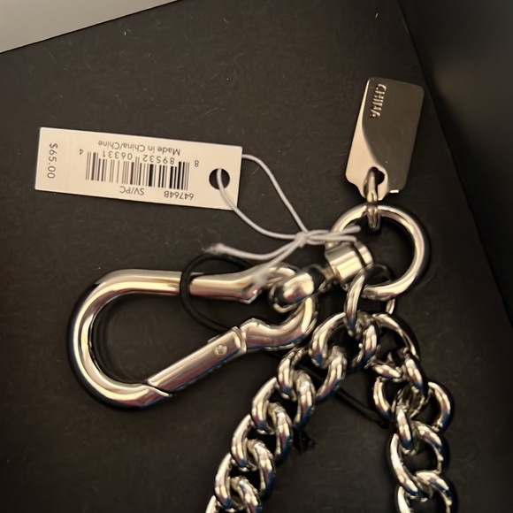 COACH POM POM BAG CHARM, BLUE ONLY - Picture 5 of 7